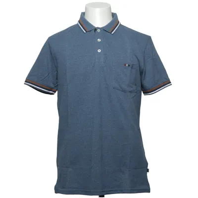 Poloshirt (Blau) von Bison Baumwolle, Polyester