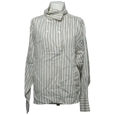 Bluse (Hvid, Sort) fra Alders