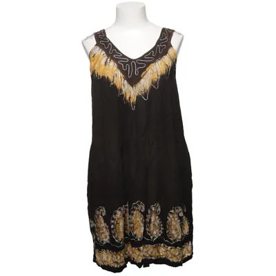 Dress (Black, Beige) from Maharani Viscose
