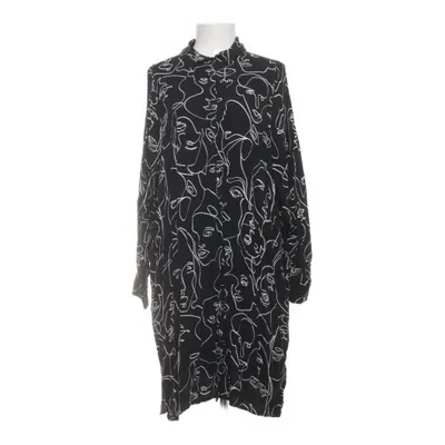 Skjortklänning (Svart, Vit) från Takko Viskos