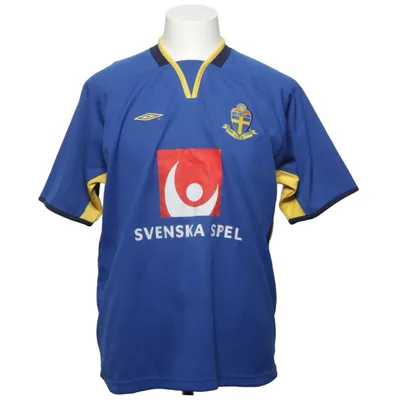 Fodboldtrøje (Blå, Gul) fra Umbro Polyester