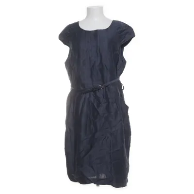 Klänning (Blå) från Flare Collection Linne, Polyamid