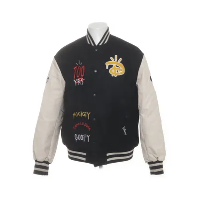 Collegejacka (Svart, Beige, Flerfärgad) från H&M x Disney Polyester, Polyuretan