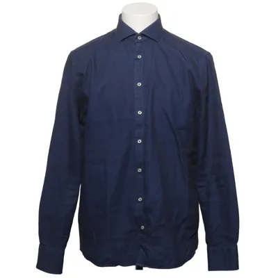 Shirt (Blauw) van Bruun & Stengade Katoen