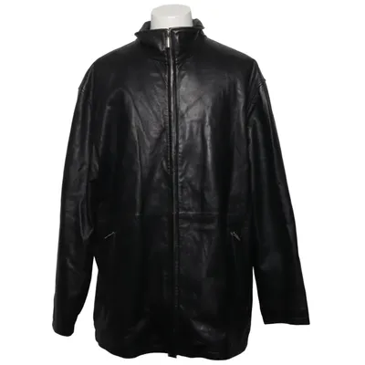 Läderjacka (Svart) från Offset Acetat, Skinn, Polyamid, Polyester