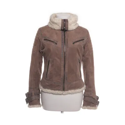 Leather jacket (Brown) from Rockandblue Polyester, Leather