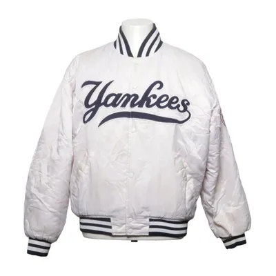 Varsity jacket (White, Blue) from Starter Nylon, Polyester, Polyurethane