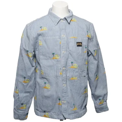 Overshirt (Blue, White, Yellow) from Stan Ray Cotton
