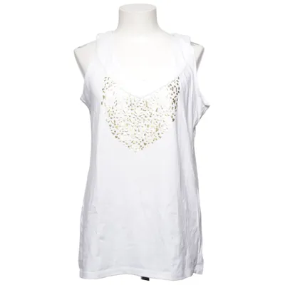 Maternity tank top (White, Yellow) from Maternity Cotton, Elastane
