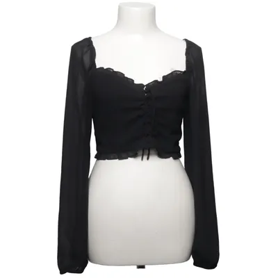 Crop top (Black) from Pamela x NA-KD Polyester