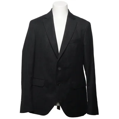 Blazer (Grå) fra Massimo Dutti Polyester, Uld