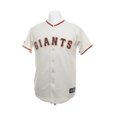 Matchtröja (Beige, Svart, Röd) från Majestic Polyester