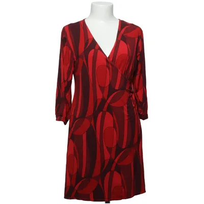 Robe (Rouge, Multicolore) de Ecoline Élasthane, Viscose