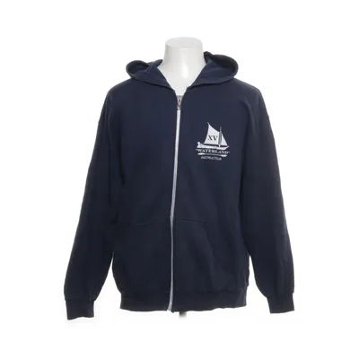 Huvtröja (Blå) från Anvil Bomull, Polyester