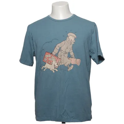 T-shirt (Blå) från Tintin Bomull, Polyester