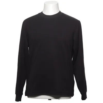Lange mouwen shirt (Zwart) van Uniqlo U Katoen, Gerecycled polyester