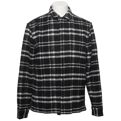 Överskjorta (Svart, Vit) från Allsaints Polyester, Ull