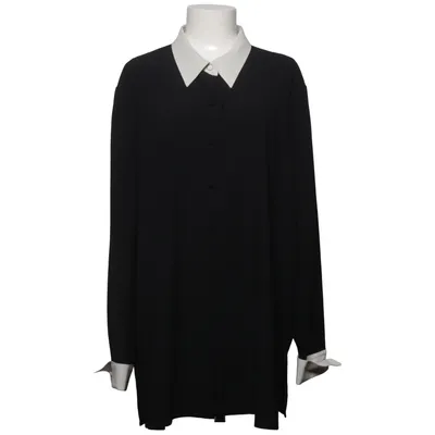 Bluse (Sort, Hvid) fra Ann Harvey Polyester