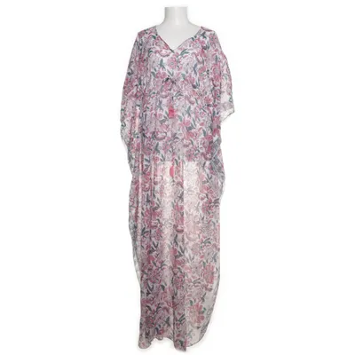 Kaftan (Vit, Flerfärgad) från Moksha Bomull