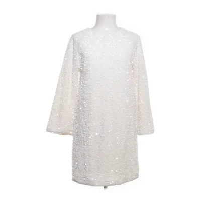 Cocktailjurk (Wit, Zilver) van H&M Elastaan, Polyester