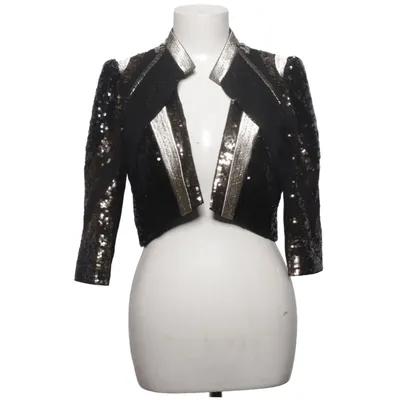 Jacket (Black, Multicolored) from Karen Millen Elastane, Polyamide, Polyester