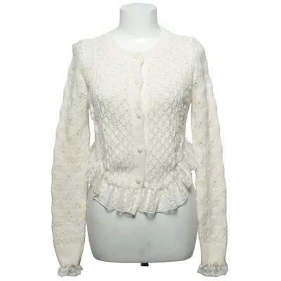 Cardigan (Blanc) de Zara Acrylique, Polyamide, Laine