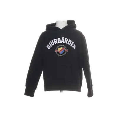 Huvtröja (Svart) från Djurgården Bomull, Polyester