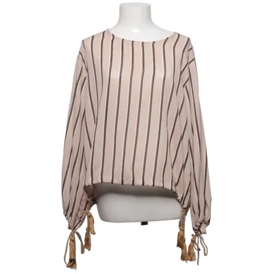 Blouse (Beige, Bruin, Wit) van Meisïe Polyester