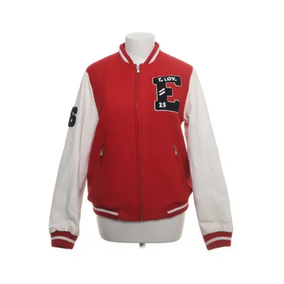 Collegejacka (Röd, Vit, Svart) från Zara Trafaluc Collection Akryl, Elastan, Polyester