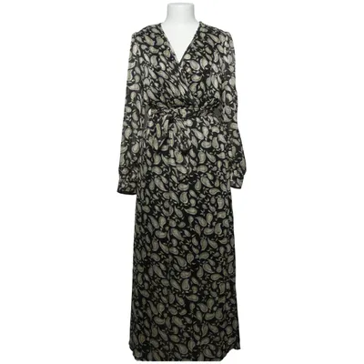 Robe portefeuille (Noir, Beige) de Tiramisu