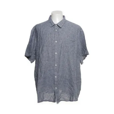 Kortärmad skjorta (Blå, Vit) från Livergy Bomull, Linne