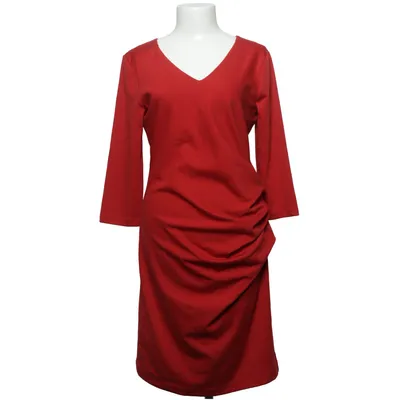 Kjole (Rød) fra Kaffe Elastan, Polyester, Viscose