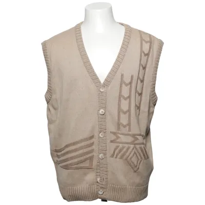 Vest (Beige) from Marco Donati Acrylic, Cotton