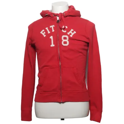 Sweat à capuche (Rouge) de Abercrombie & Fitch Coton, Polyester