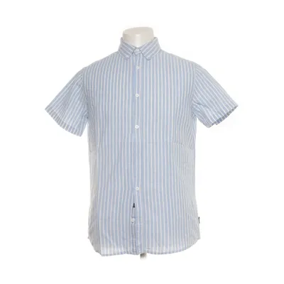 Korte mouwen shirt (Blauw, Wit) van Indicode Katoen, Linnen