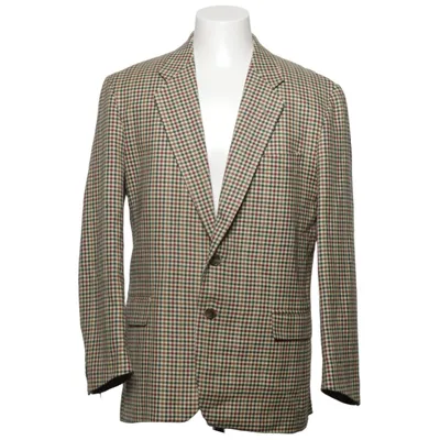 Blazer (Brown, Multicolored)