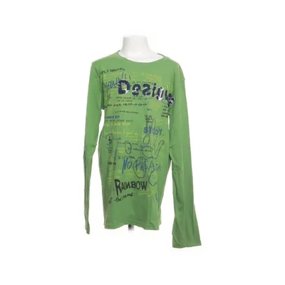 Long sleeve T-shirt (Green, Multicolored) from Desigual Cotton
