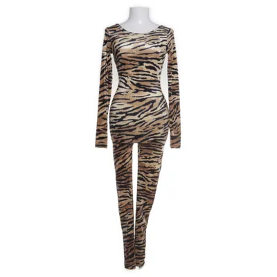 Buksedragt (Beige, Flerfarvet) fra Divided by H&M Polyester, Elastan