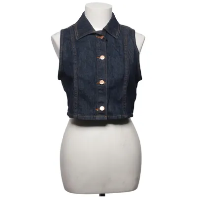 Denim vest (Blue) from Zara Cotton, Elastane