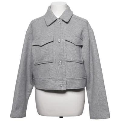 Jacka (Grå) från Lindex Polyester, Ull