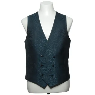 Kostuumgilet (Blauw, Zwart) van Luigi Bianchi