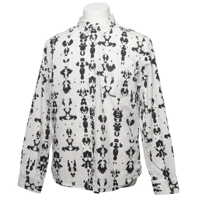 Skjorta (Vit, Svart) från Wood Wood Bomull