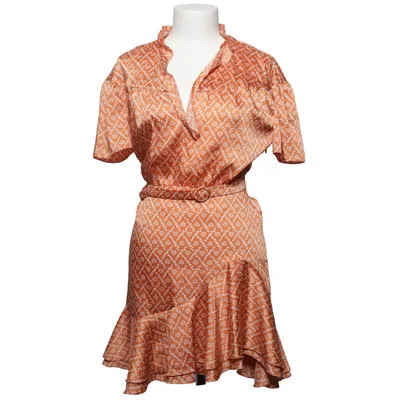 Jurk (Oranje, Wit) van Sandro Polyester