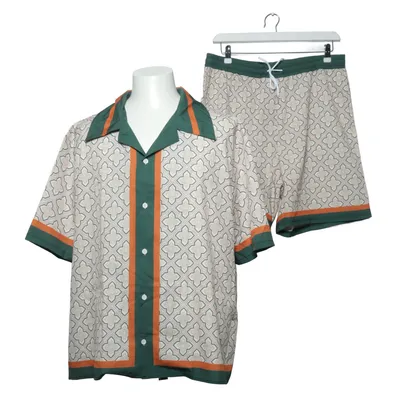 Ensemble (Vert, Orange, Beige) Polyester