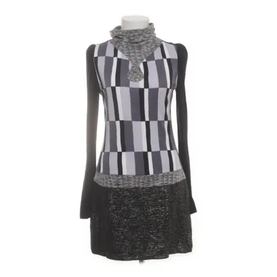 Turtleneck dress (Black, Gray, White, Multicolored) from Custo Barcelona Cotton, Elastane, Metallic fiber, Polyester, Silk