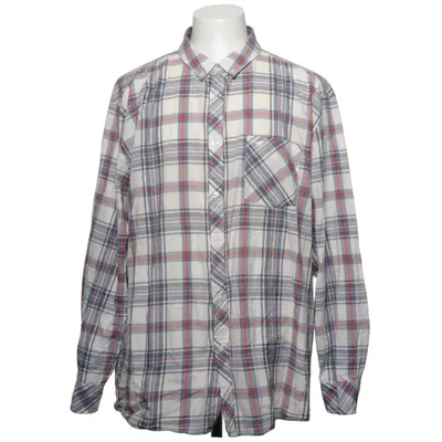 Flanellen overhemd (Wit, Blauw, Rood) van Mustang True Denim Katoen