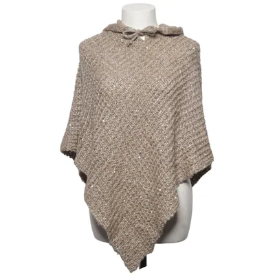 Poncho (Beige, Multicolored) from Rose Bud
