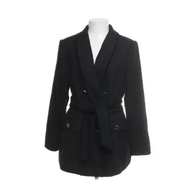 Coat (Black) from Alfredo Pauly Elastane, Polyester
