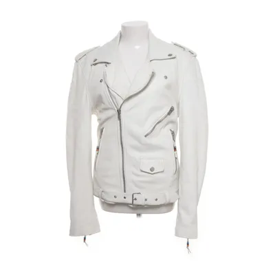 Bikerjacka (Vit) från BLK DNM