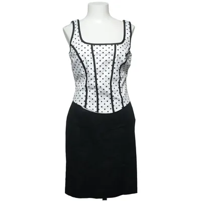 Dress (Black, White) from Joseph Ribkoff Cotton, Elastane